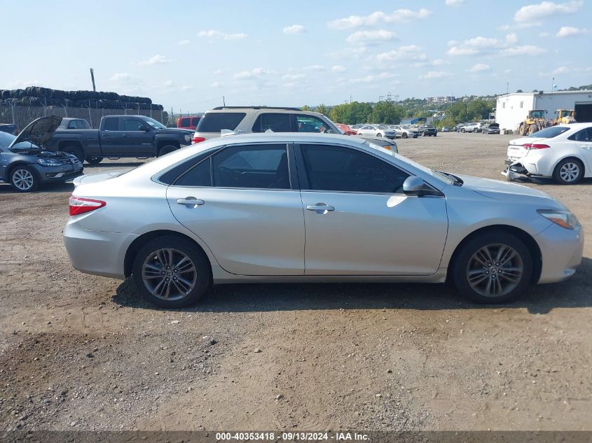 2015 Toyota Camry Se VIN: 4T1BF1FK7FU969894 Lot: 40353418