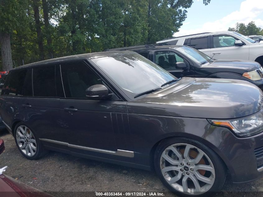 2013 Land Rover Range Rover Hse VIN: SALGS2DF7DA115481 Lot: 40353454