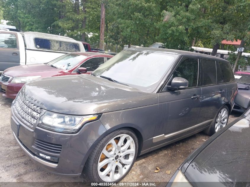 2013 Land Rover Range Rover Hse VIN: SALGS2DF7DA115481 Lot: 40353454