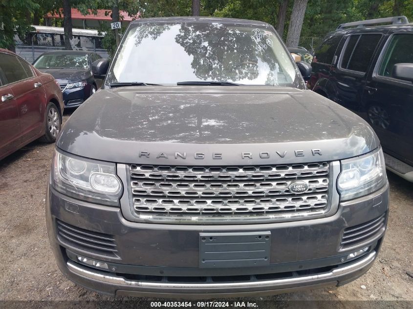 2013 Land Rover Range Rover Hse VIN: SALGS2DF7DA115481 Lot: 40353454