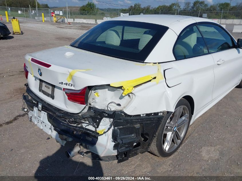 2018 BMW 440I xDrive VIN: WBA4Z7C56JED47621 Lot: 40353461