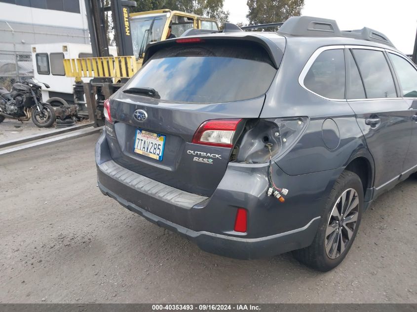 2016 Subaru Outback 2.5I Limited VIN: 4S4BSANC3G3321479 Lot: 40353493