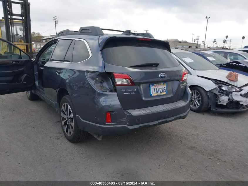 2016 Subaru Outback 2.5I Limited VIN: 4S4BSANC3G3321479 Lot: 40353493