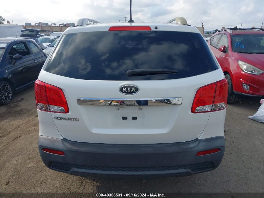 2012 Kia Sorento Lx V6 VIN: 5XYKT4A22CG242665 Lot: 40353531