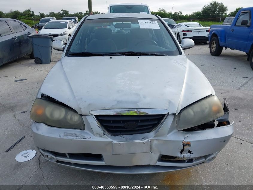 2005 Hyundai Elantra Gls/Gt VIN: KMHDN46DX5U990493 Lot: 40353555