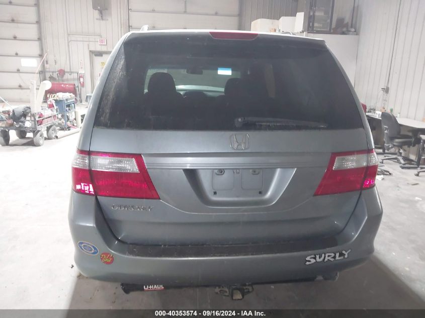 2006 Honda Odyssey Ex-L VIN: 5FNRL38726B082213 Lot: 40353574