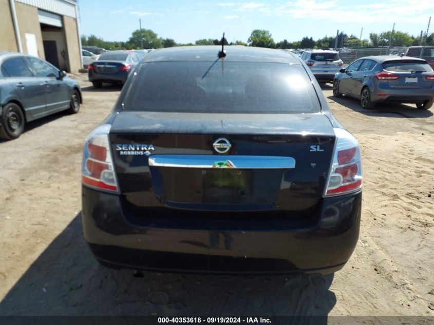 2010 Nissan Sentra 2.0Sl VIN: 3N1AB6AP1AL691026 Lot: 40353618