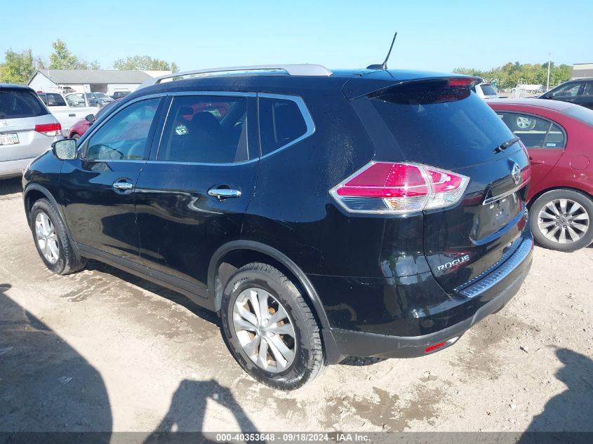 2015 NISSAN ROGUE SV - KNMAT2MVXFP530733