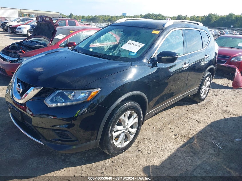 2015 NISSAN ROGUE SV - KNMAT2MVXFP530733