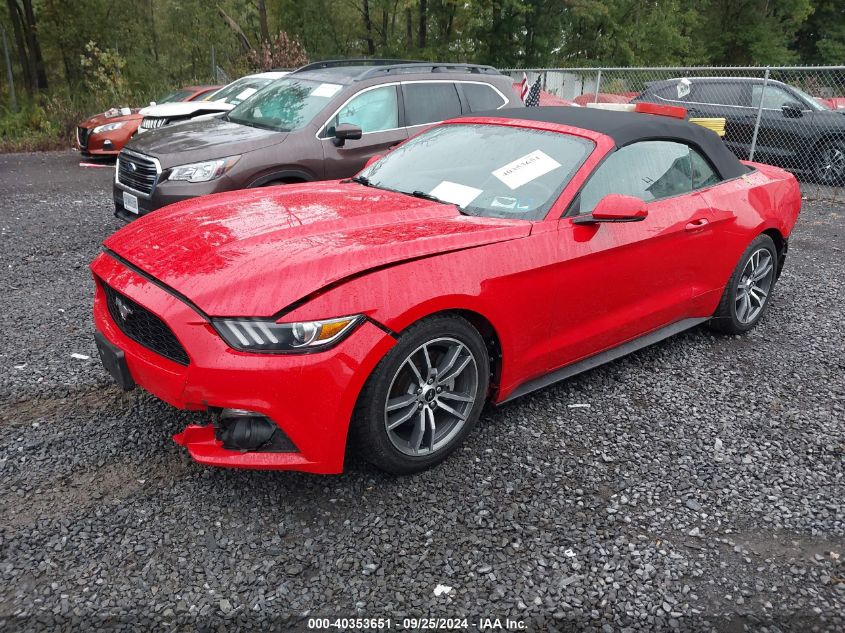 2015 FORD MUSTANG ECOBOOST PREMIUM - 1FATP8UH6F5377554