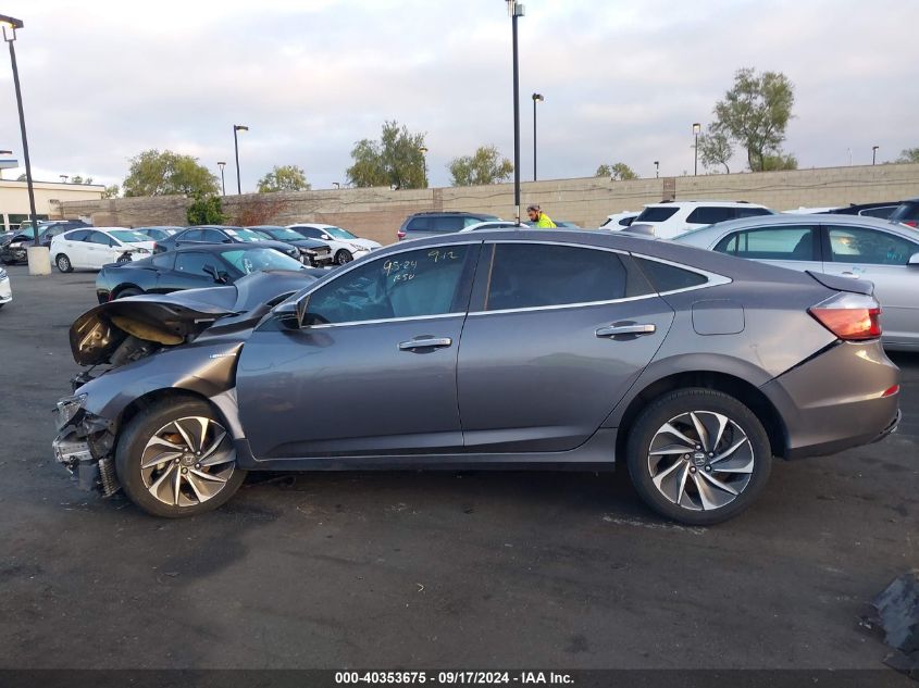 2019 Honda Insight Touring VIN: 19XZE4F97KE024165 Lot: 40353675