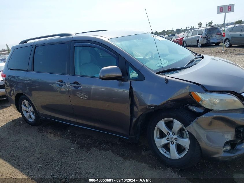 2013 Toyota Sienna Le V6 8 Passenger VIN: 5TDKK3DC5DS299111 Lot: 40353681