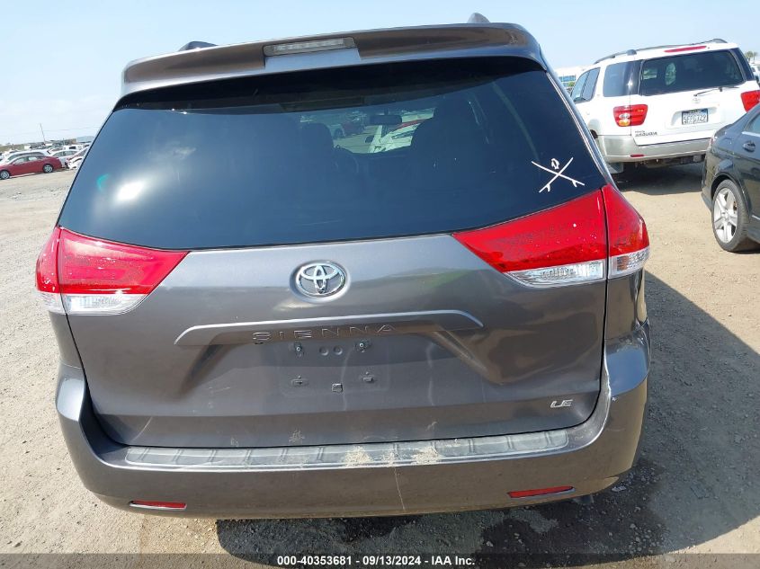 2013 Toyota Sienna Le V6 8 Passenger VIN: 5TDKK3DC5DS299111 Lot: 40353681