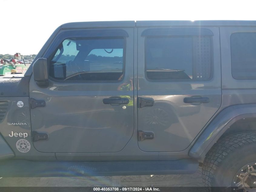 2021 Jeep Wrangler Unlimited Sahara VIN: 1C4HJXEG1MW705939 Lot: 40353708