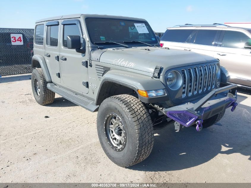 2021 Jeep Wrangler Unlimited Sahara VIN: 1C4HJXEG1MW705939 Lot: 40353708