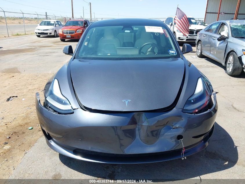 2021 Tesla Model 3 Standard Range Plus Rear-Wheel Drive VIN: 5YJ3E1EA0MF031956 Lot: 40353744