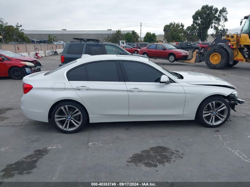 2017 BMW 330I VIN: WBA8B9C58HK676282 Lot: 40353749