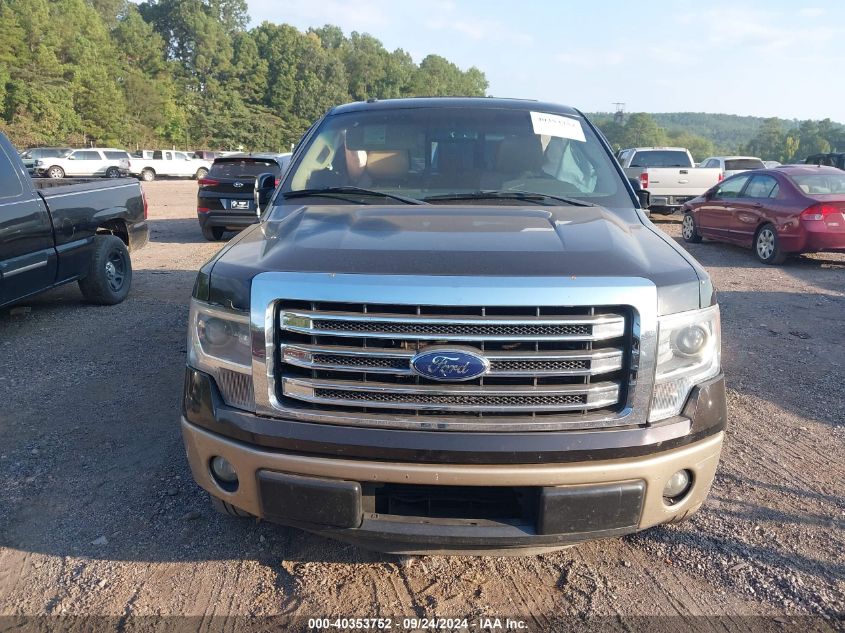 2013 FORD F-150 LARIAT - 1FTFW1CT6DFA50280