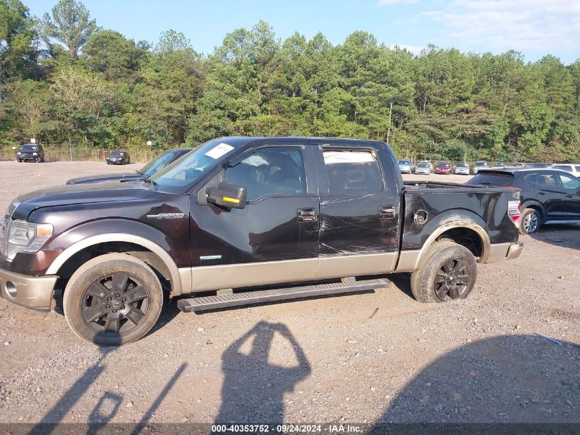 2013 FORD F-150 LARIAT - 1FTFW1CT6DFA50280