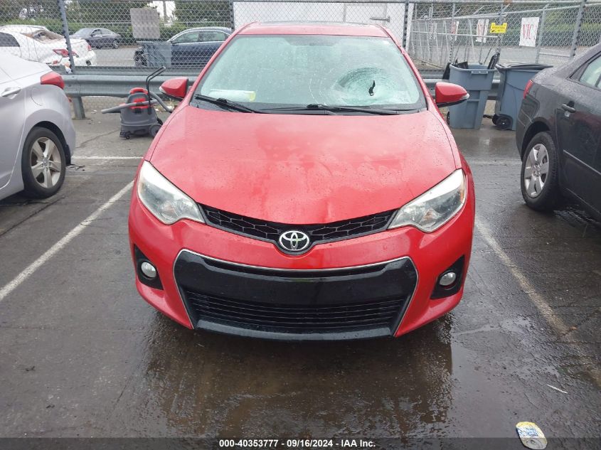 2015 Toyota Corolla S Plus VIN: 2T1BURHE2FC352139 Lot: 40353777