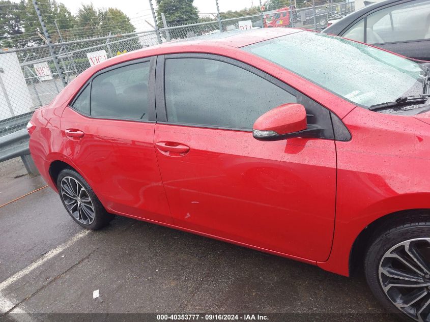 2015 Toyota Corolla S Plus VIN: 2T1BURHE2FC352139 Lot: 40353777