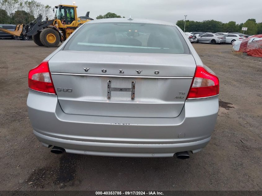 2010 Volvo S80 T6 VIN: YV1992AH3A1116733 Lot: 40353785