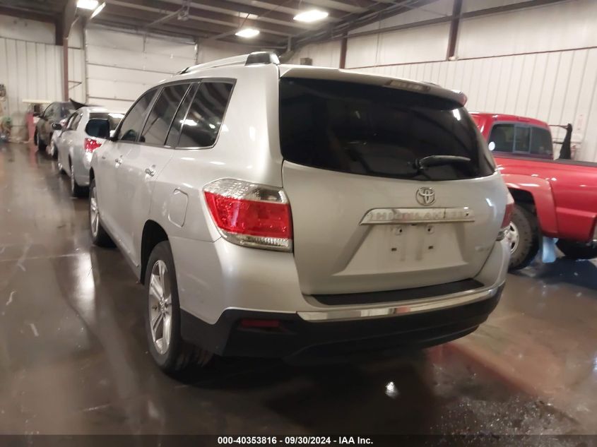 2013 Toyota Highlander Limited V6 VIN: 5TDDK3EH1DS205549 Lot: 40353816