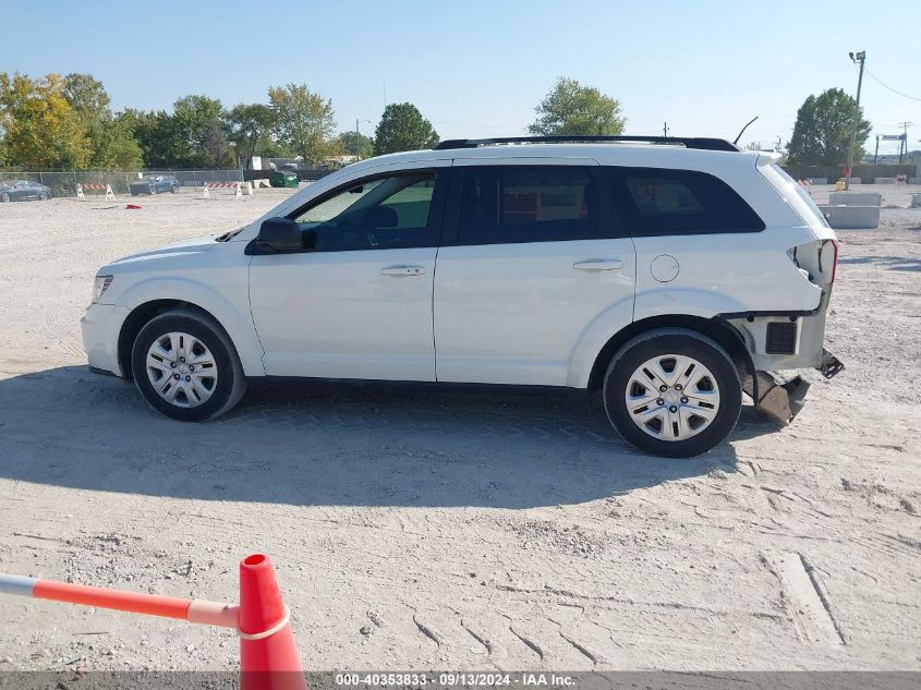 2017 Dodge Journey Se VIN: 3C4PDCAB4HT609403 Lot: 40353833