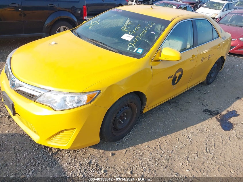 2014 TOYOTA CAMRY HYBRID LE - 4T1BD1FK5EU140696