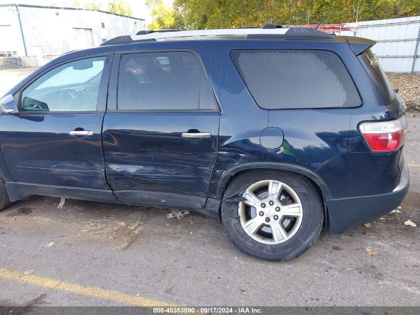 1GKKVPED7CJ142251 2012 GMC Acadia Sle