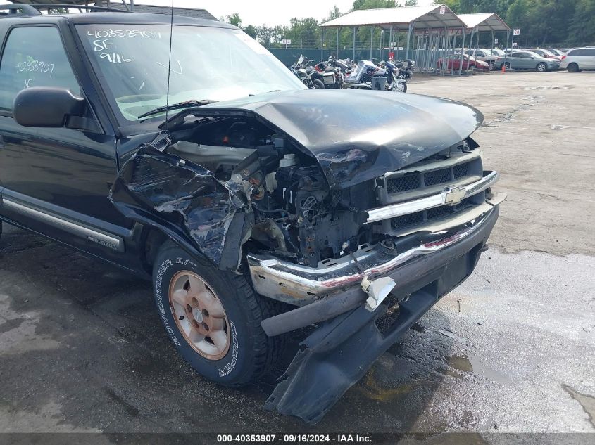 2001 Chevrolet Blazer Ls VIN: 1GNDT13W212189097 Lot: 40353907