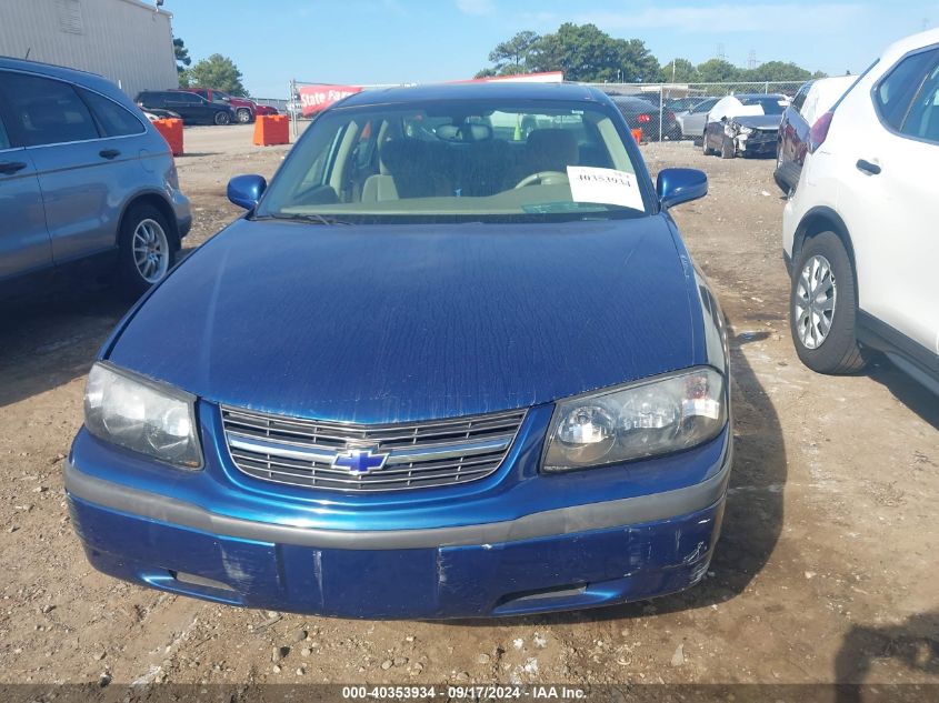 2004 Chevrolet Impala VIN: 2G1WF52E449272828 Lot: 40353934