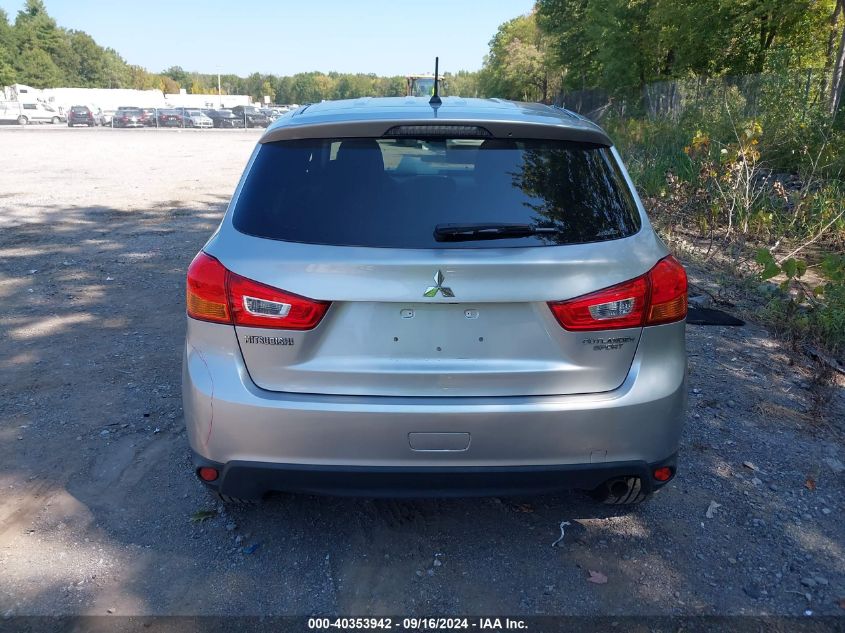 2013 Mitsubishi Outlander Sport Es VIN: 4A4AR3AU0DE017735 Lot: 40353942