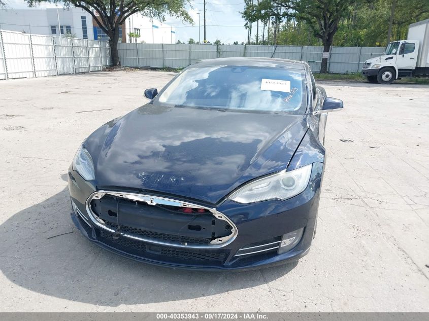 2014 Tesla Model S P85 VIN: 5YJSA1H19EFP56783 Lot: 40353943