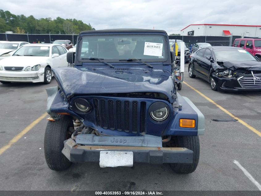 2006 Jeep Wrangler X VIN: 1J4FA39S76P788590 Lot: 40353953