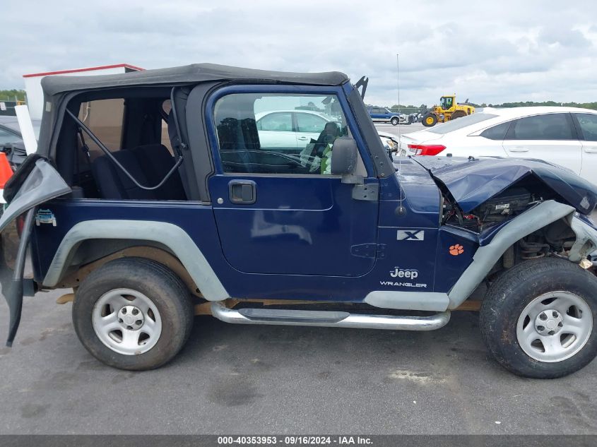 2006 Jeep Wrangler X VIN: 1J4FA39S76P788590 Lot: 40353953