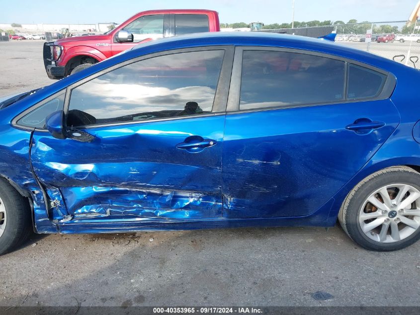 2017 Kia Forte Lx VIN: 3KPFL4A77HE129876 Lot: 40353965