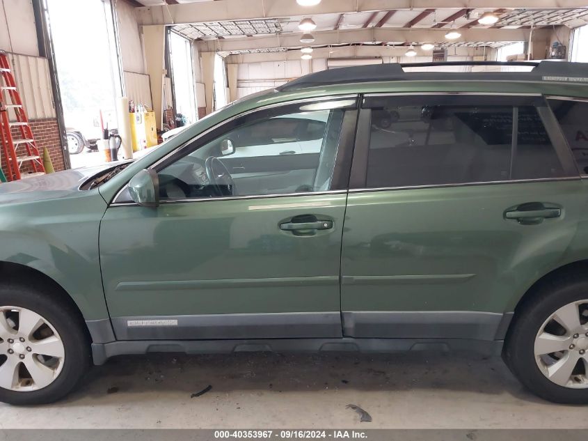 2011 Subaru Outback 2.5I Premium VIN: 4S4BRCCC2B3406798 Lot: 40353967