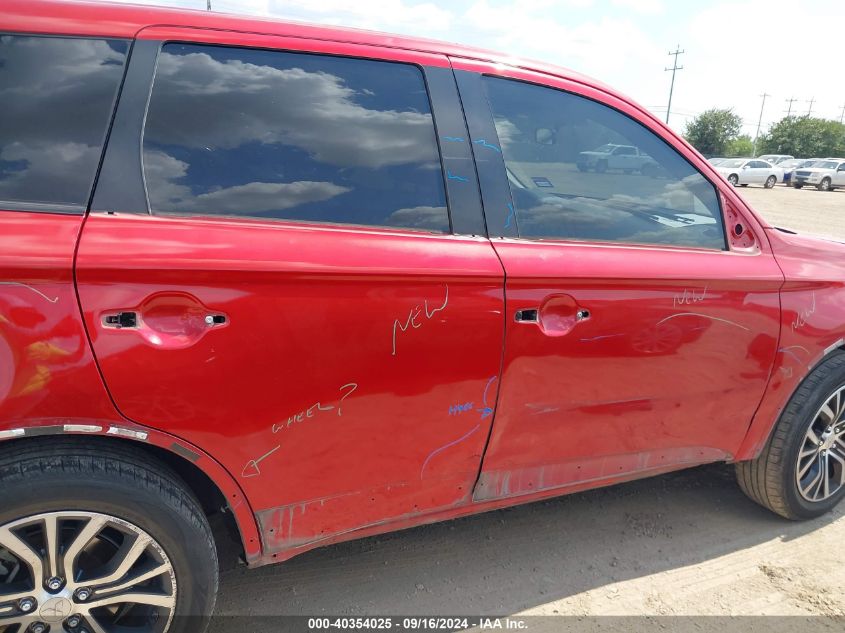 2018 Mitsubishi Outlander Se VIN: JA4AD3A3XJZ051709 Lot: 40354025