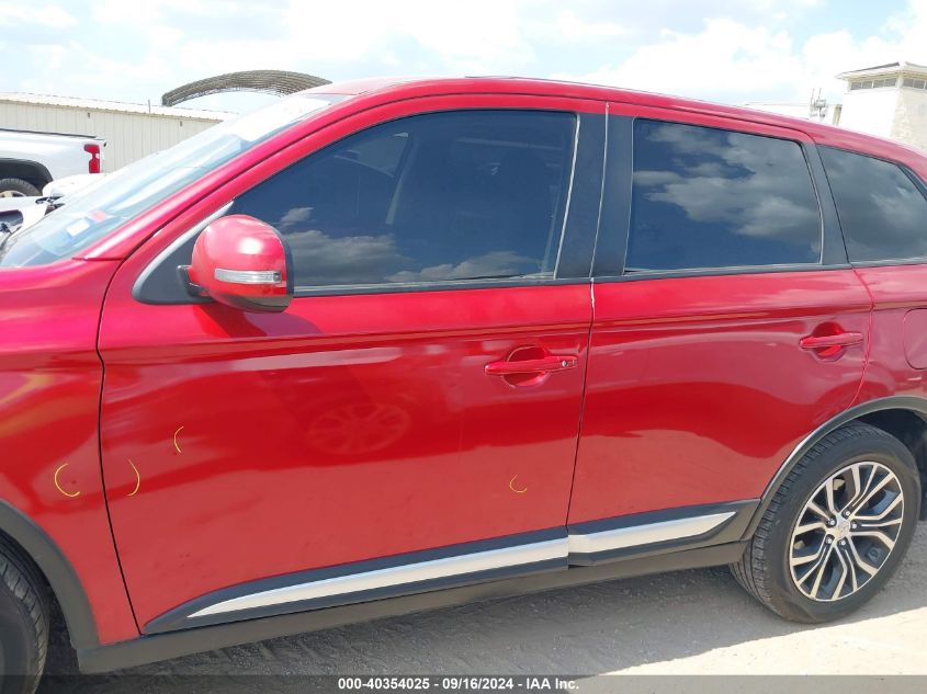 2018 Mitsubishi Outlander Se VIN: JA4AD3A3XJZ051709 Lot: 40354025