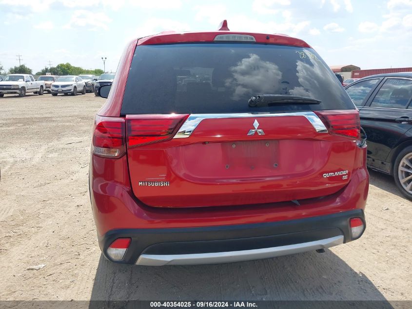 2018 Mitsubishi Outlander Se VIN: JA4AD3A3XJZ051709 Lot: 40354025