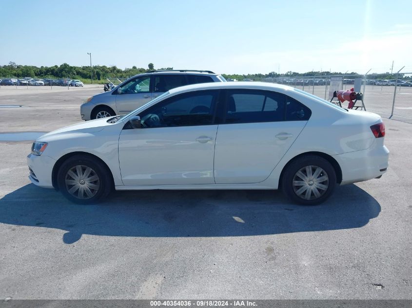 2016 Volkswagen Jetta 1.4T S VIN: 3VW267AJ7GM409463 Lot: 40354036