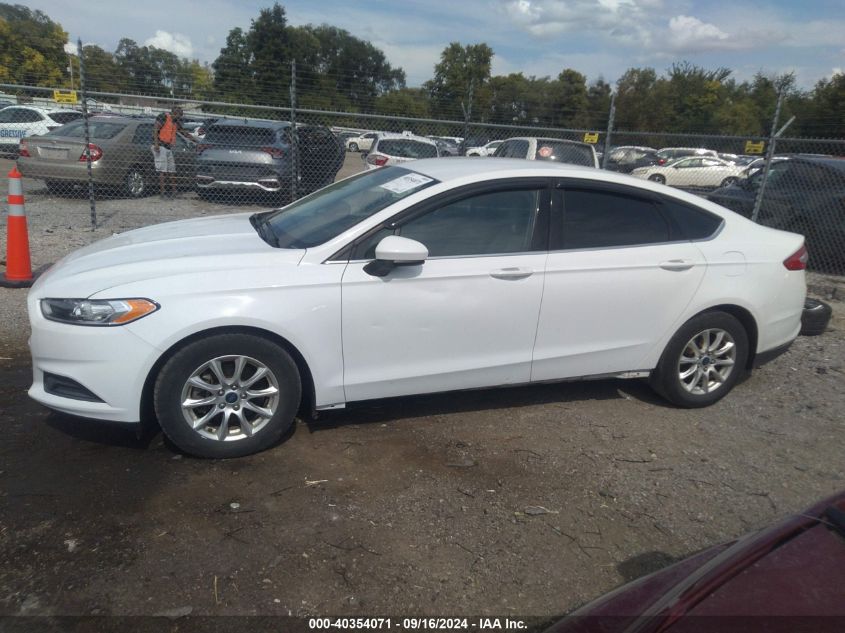 2015 FORD FUSION S - 3FA6P0G7XFR114319