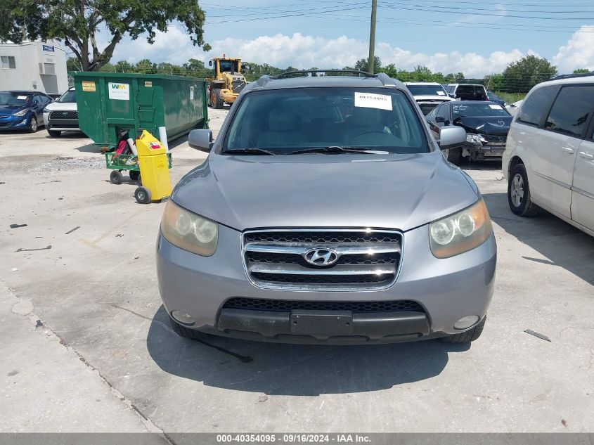 2007 Hyundai Santa Fe Se/Limited VIN: 5NMSH73E57H075093 Lot: 40354095