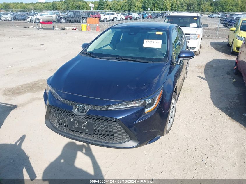 2020 Toyota Corolla Le VIN: 5YFEPRAE9LP068372 Lot: 40354124