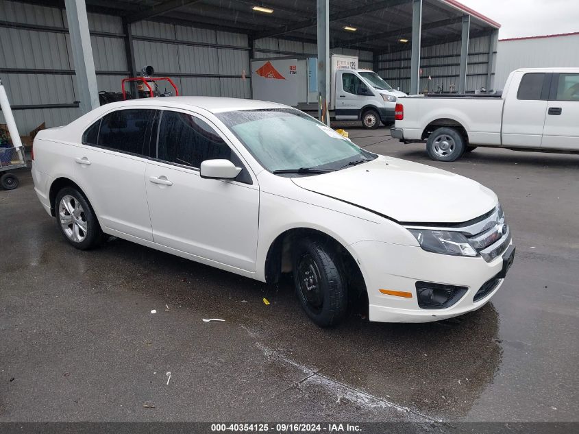 2012 Ford Fusion Se VIN: 3FAHP0HA0CR333272 Lot: 40354125