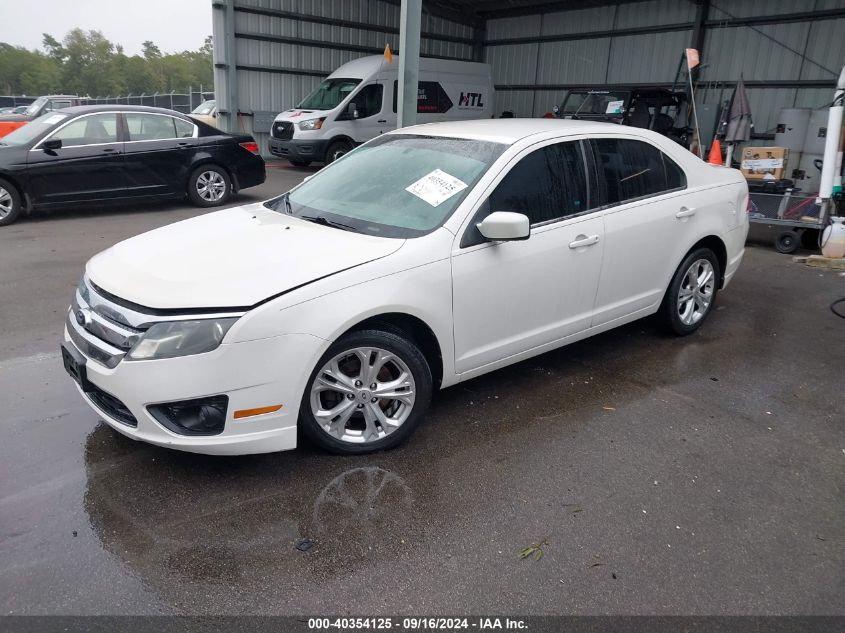 2012 Ford Fusion Se VIN: 3FAHP0HA0CR333272 Lot: 40354125