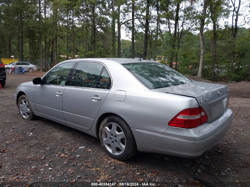 2005 Lexus Ls 430 VIN: JTHBN36F450179270 Lot: 40354147