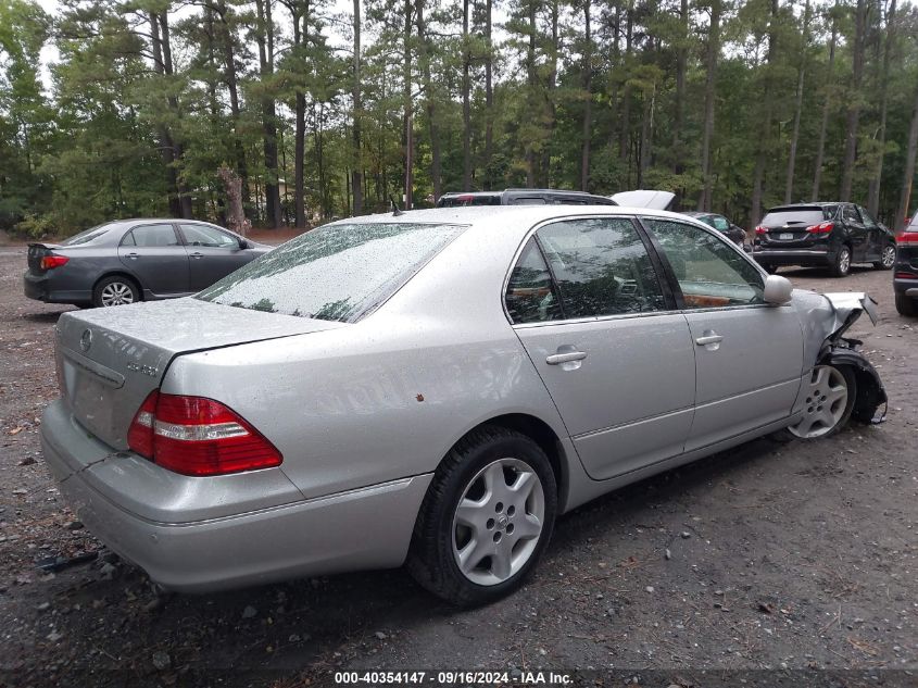 2005 Lexus Ls 430 VIN: JTHBN36F450179270 Lot: 40354147