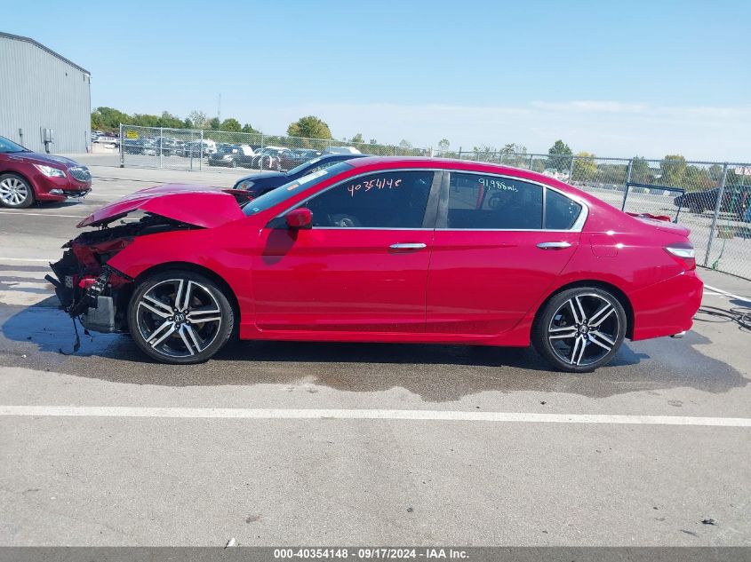 2017 HONDA ACCORD VIN: 1HGCR2F10HA267354